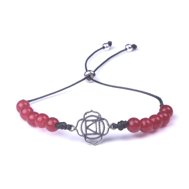 7 Chakra Natural Stone Bracelet for Balance and Harmony