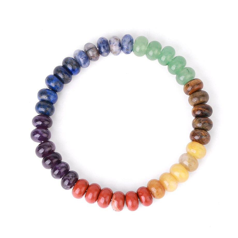 Natural Stone Bracelet for Chakra Harmony