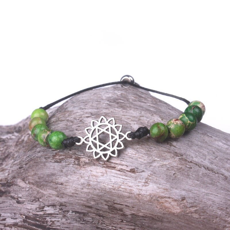 7 Chakra Natural Stone Bracelet for Balance and Harmony