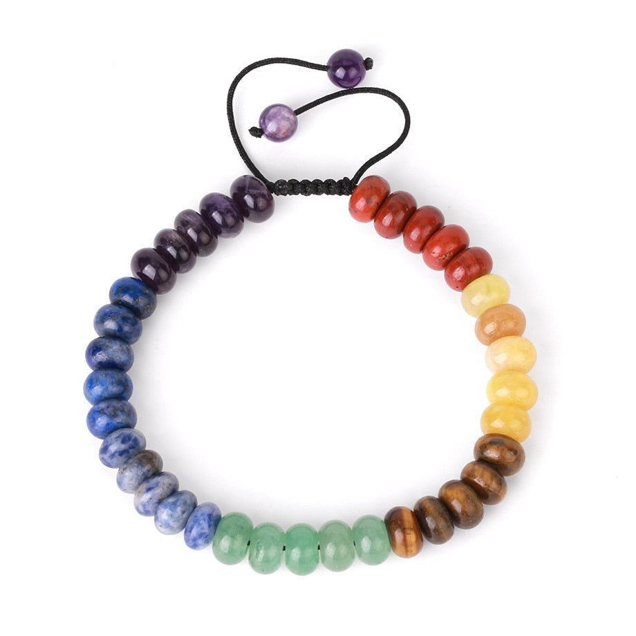 Natural Stone Bracelet for Chakra Harmony