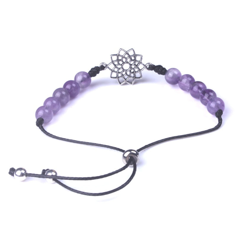 7 Chakra Natural Stone Bracelet for Balance and Harmony