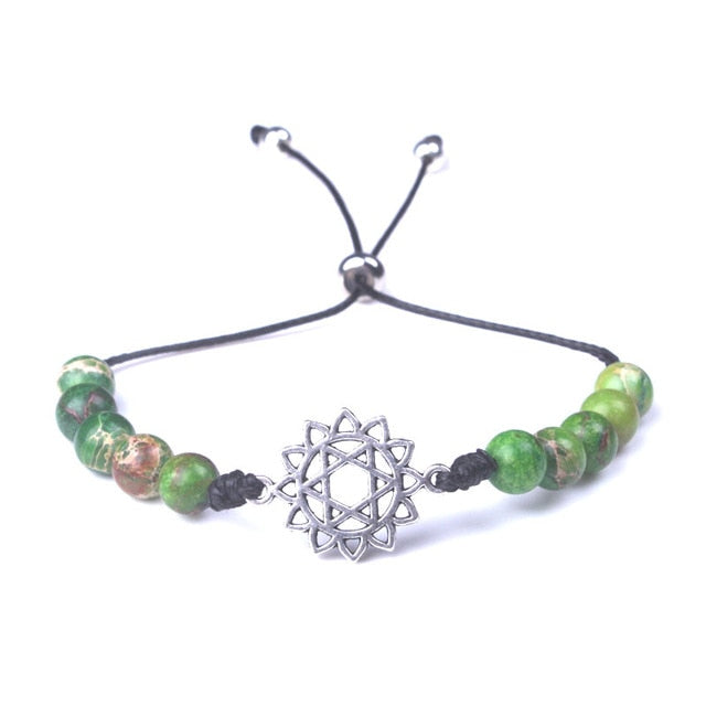 7 Chakra Natural Stone Bracelet for Balance and Harmony