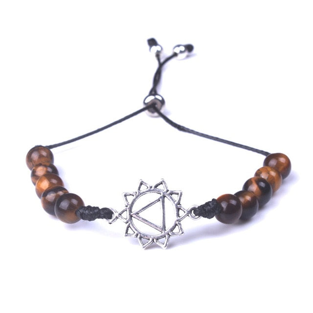 7 Chakra Natural Stone Bracelet for Balance and Harmony