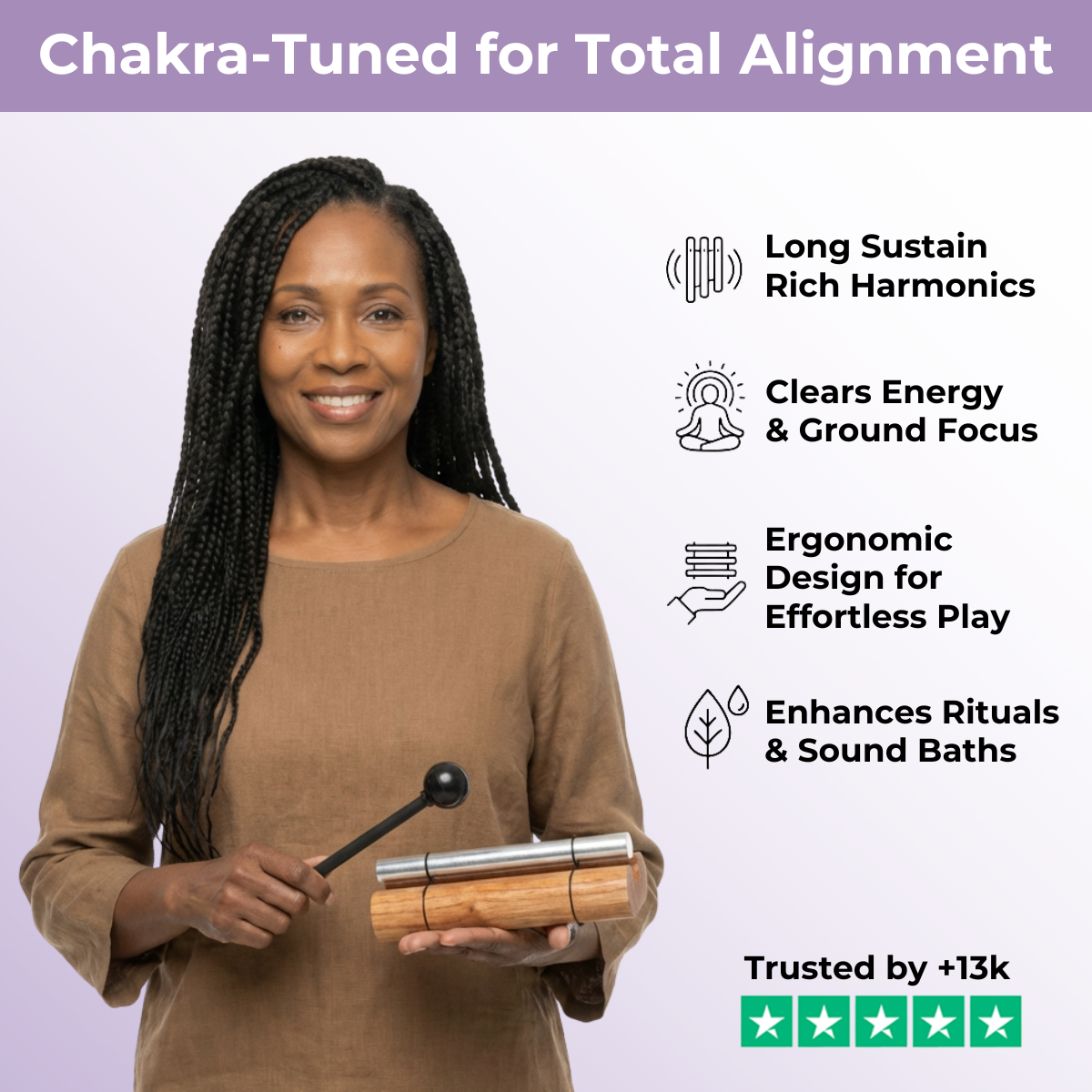Chakra Bar Chime for Meditation and Relaxation