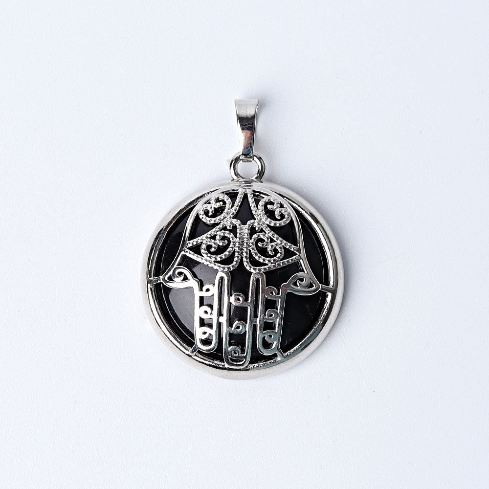 Chakra Hand Wrapped Spiritual Crystal Pendant 1.2 inch