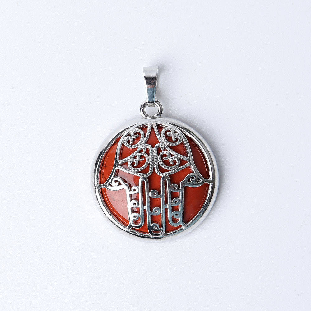 Chakra Hand Wrapped Spiritual Crystal Pendant 1.2 inch