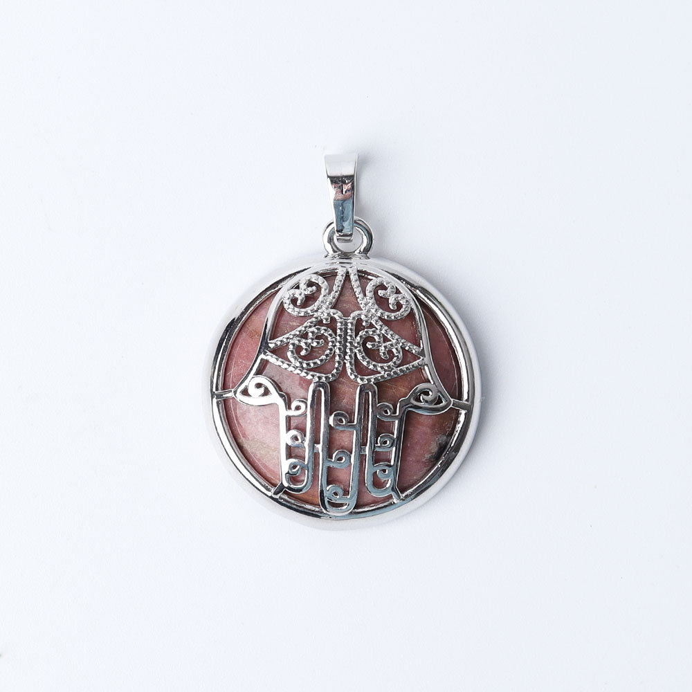 Chakra Hand Wrapped Spiritual Crystal Pendant 1.2 inch