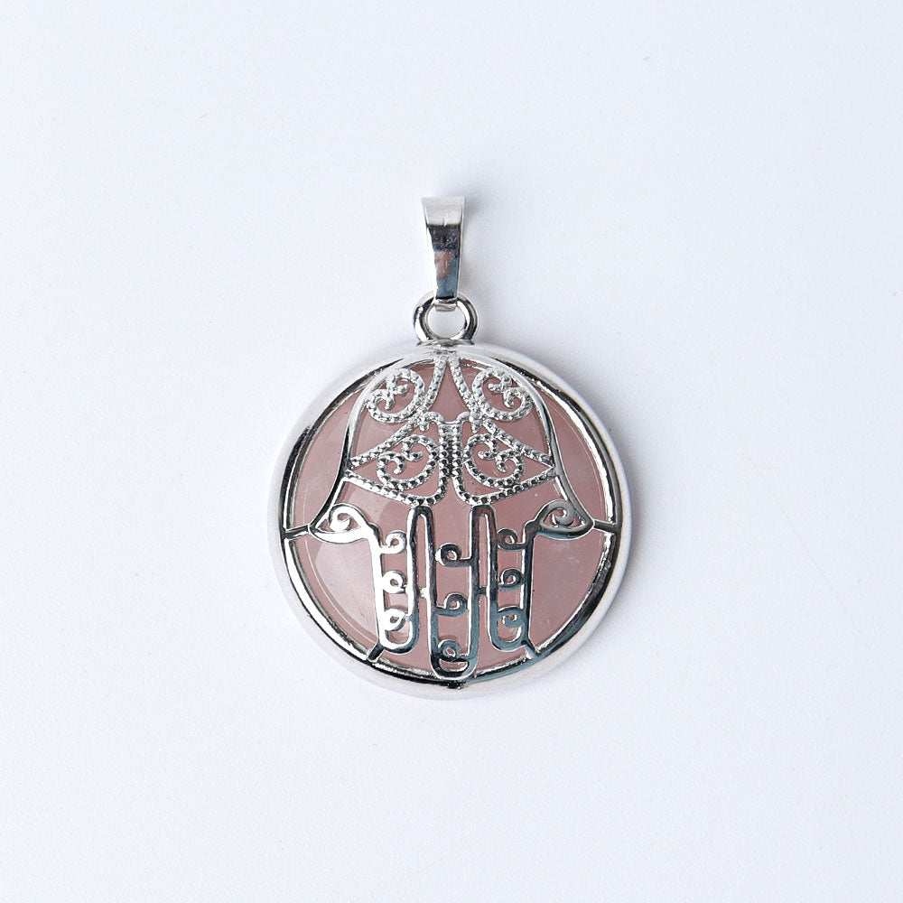 Chakra Hand Wrapped Spiritual Crystal Pendant 1.2 inch