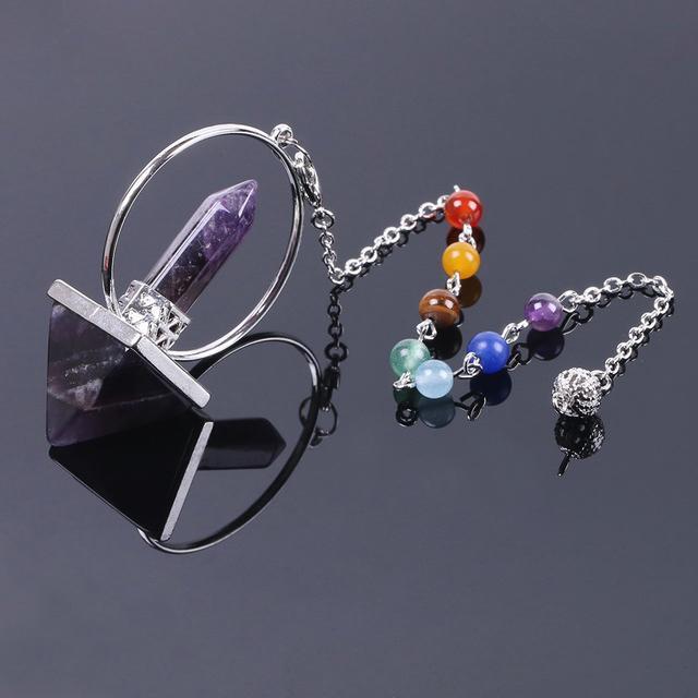Chakra Crystal Pendulum for Energy Balance