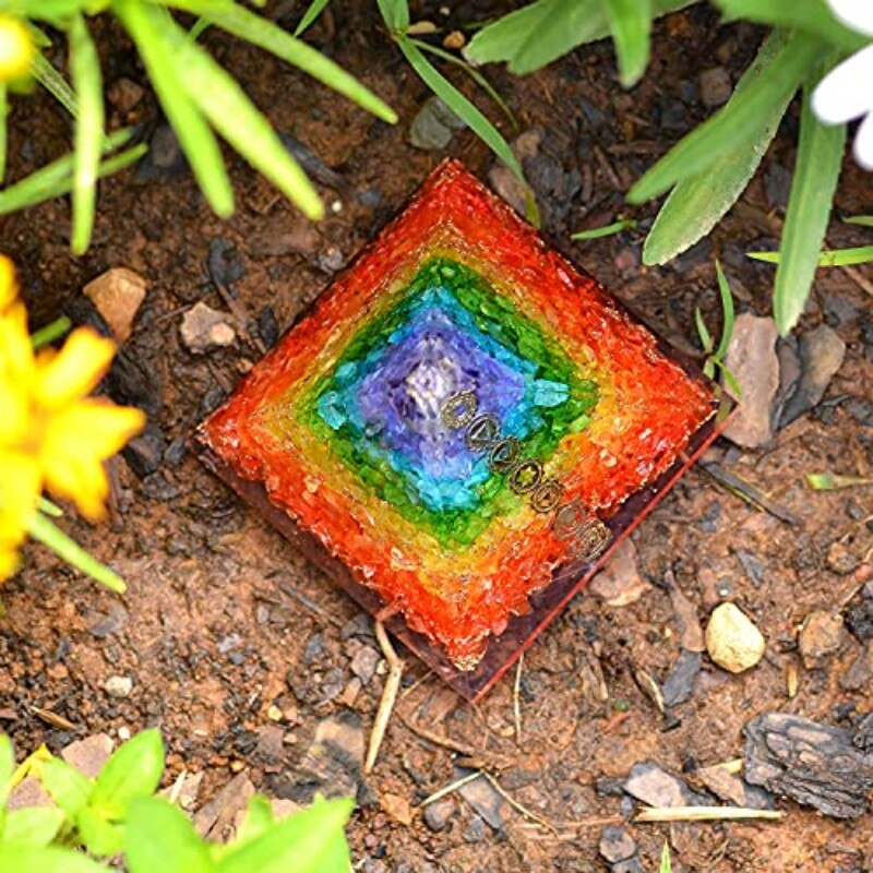 Chakra Healing Rainbow Pyramid