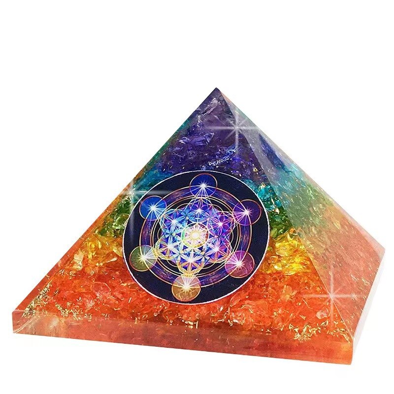 Chakra Healing Rainbow Pyramid