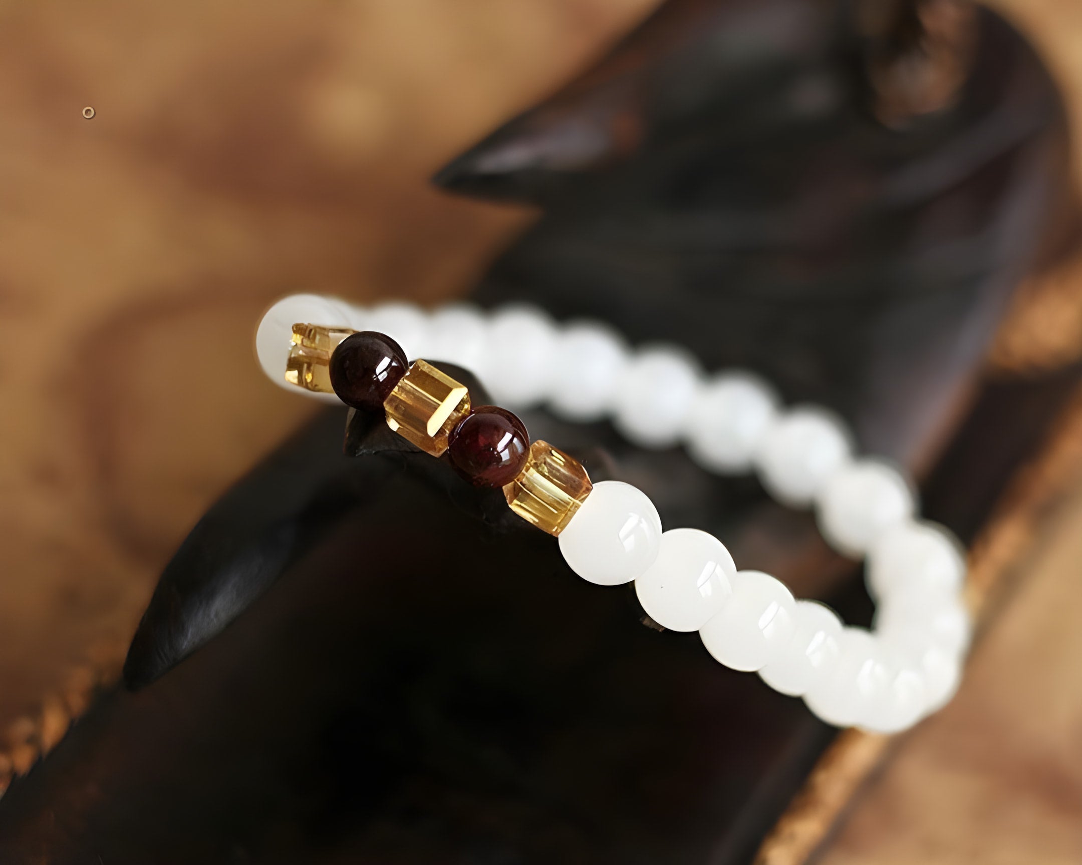 Chalcedony Stone Bracelet for Calm and Confidence