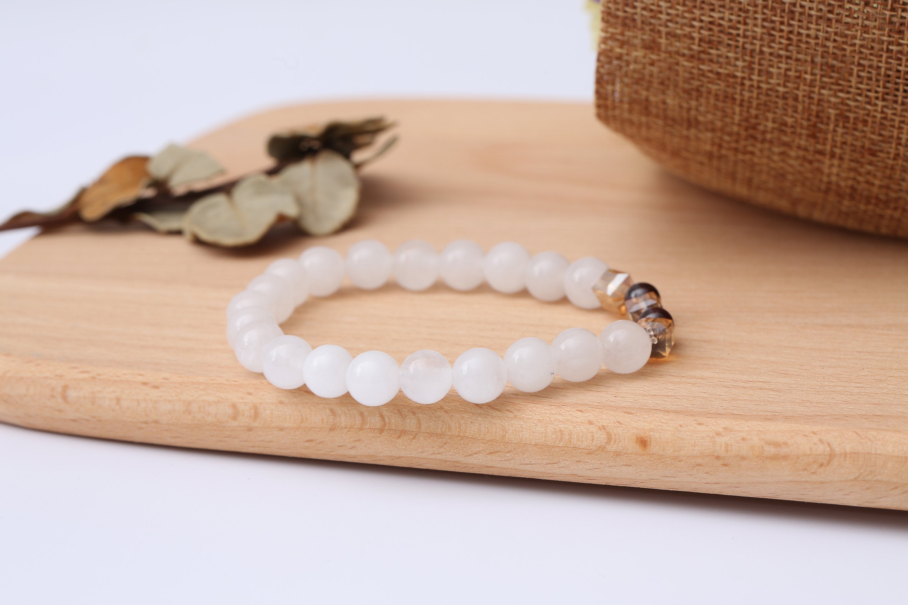 Chalcedony Stone Bracelet for Calm and Confidence