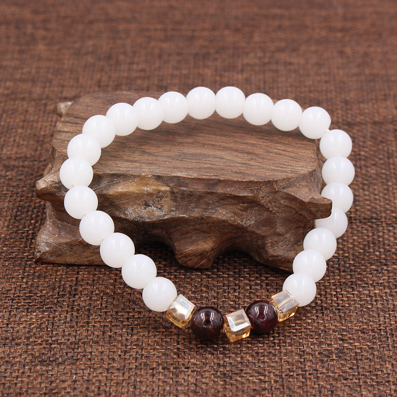 Chalcedony Stone Bracelet for Calm and Confidence