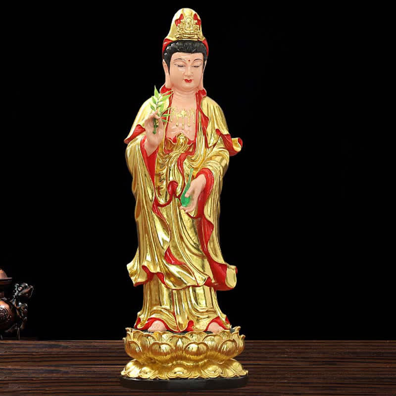 Chenrezig Bodhisattva Resin Buddha Statue 30cm Harmony
