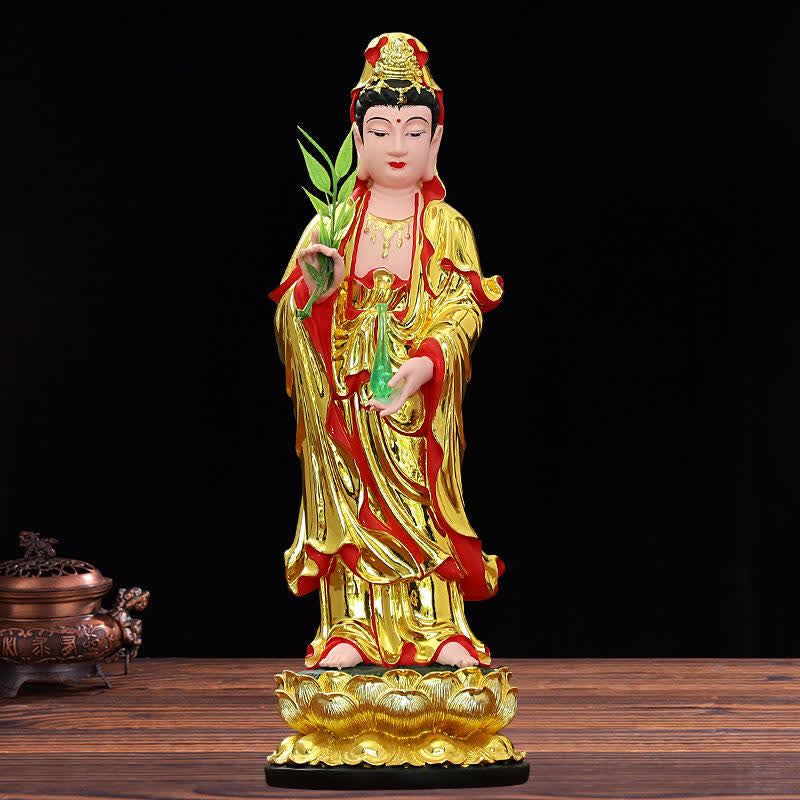 Chenrezig Bodhisattva Resin Buddha Statue 30cm Harmony