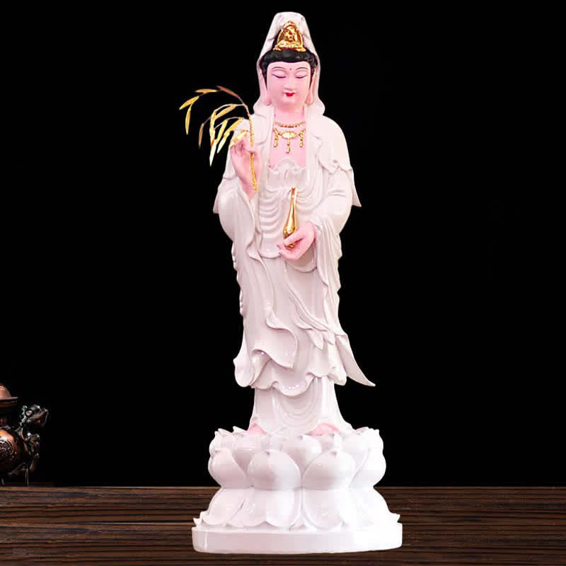 Chenrezig Bodhisattva Resin Buddha Statue 30cm Harmony
