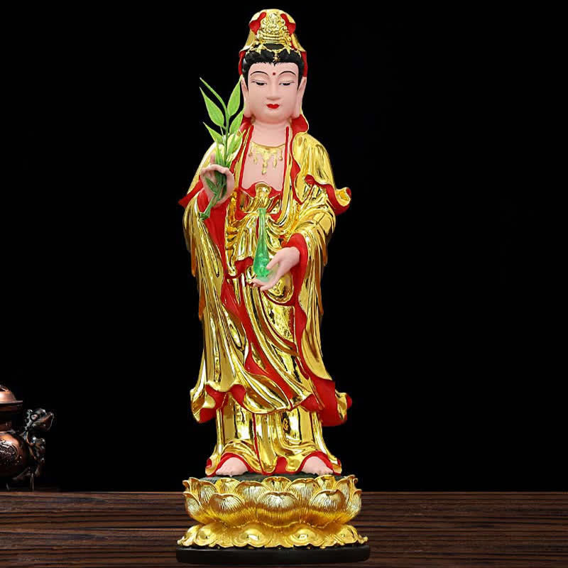 Chenrezig Bodhisattva Resin Buddha Statue 30cm Harmony