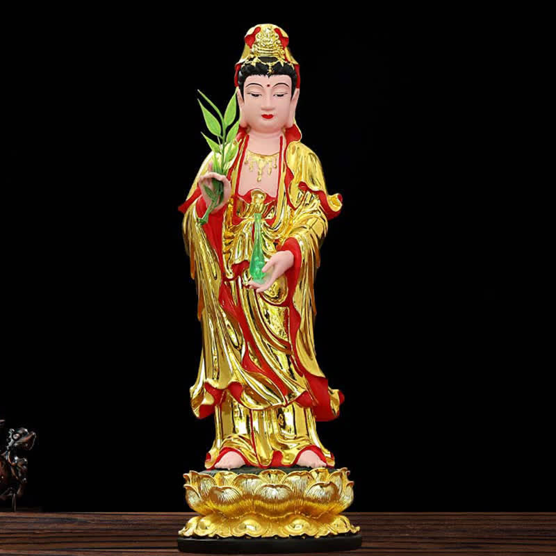 Chenrezig Bodhisattva Resin Buddha Statue 30cm Harmony