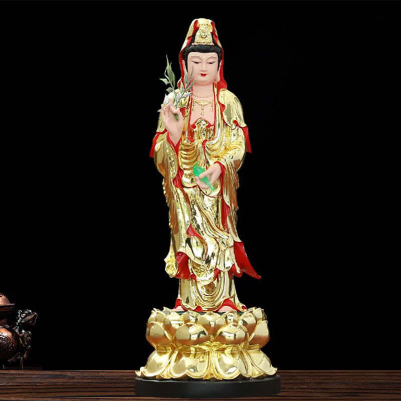 Chenrezig Bodhisattva Resin Buddha Statue 30cm Harmony