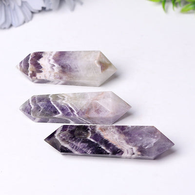 Chevron Amethyst Crystal Tower 2.4-4.5 in Healing Crystal