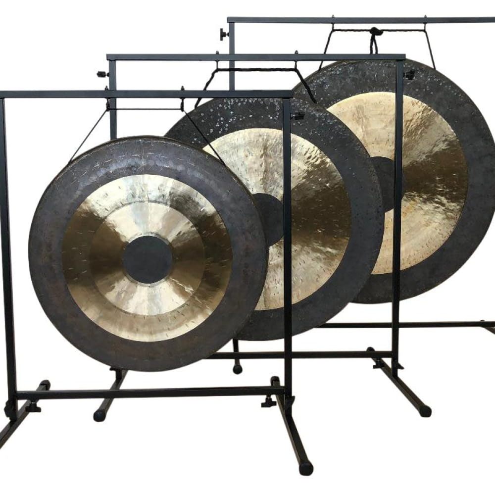 Chinese Gong on Stand for Enhanced Sound Quality - 60 Characters - 18’ Chau Gongs - On sale