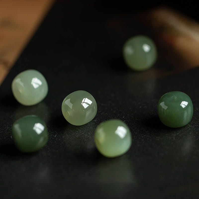 Chinese Zodiac Jade Fu Luck Rope Bracelet