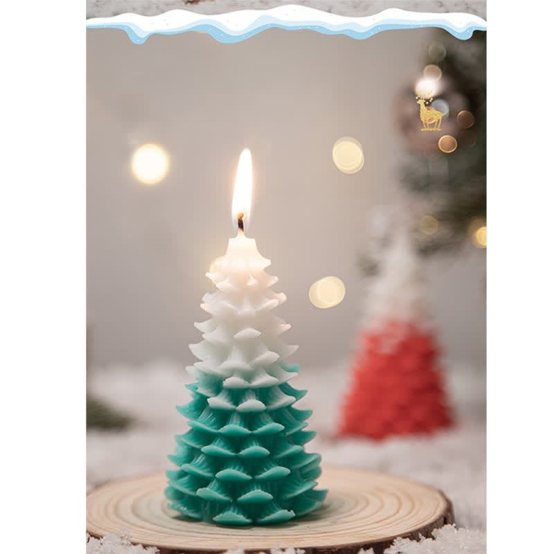 Christmas Tree Scented Soy Wax Candle for Spiritual Cleansing