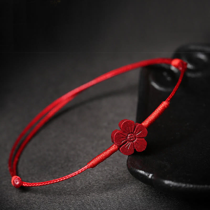 Cinnabar Bracelet with Pixiu for Luck & Protection