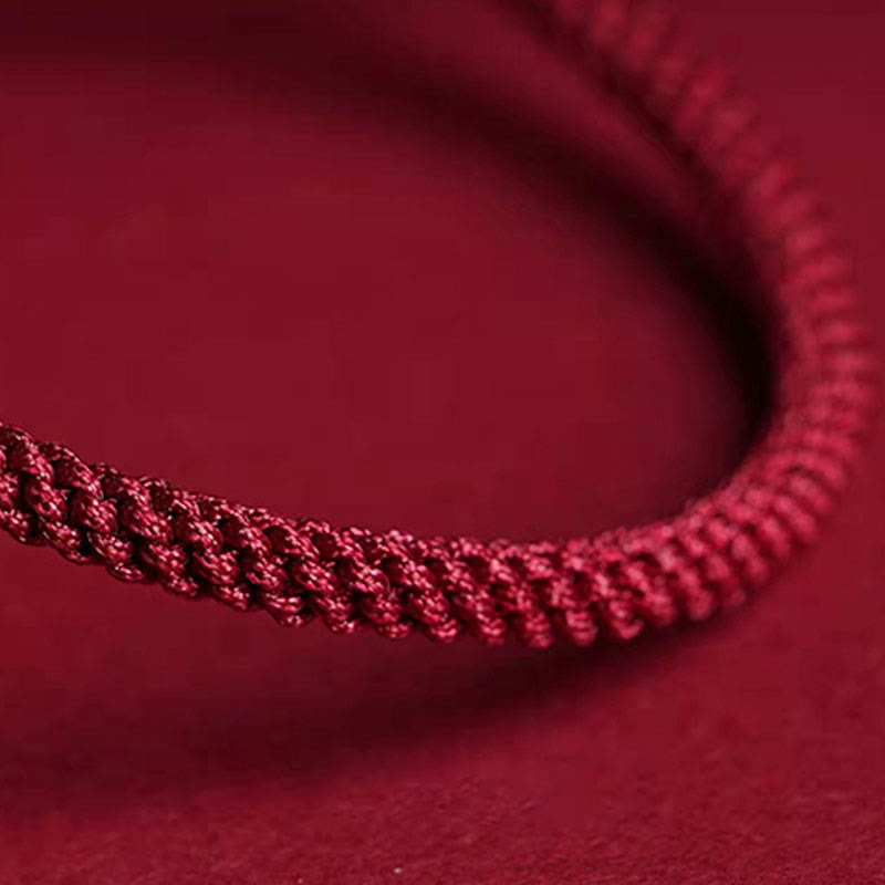 Cinnabar King Kong Knot Blessing Bracelet 8mm