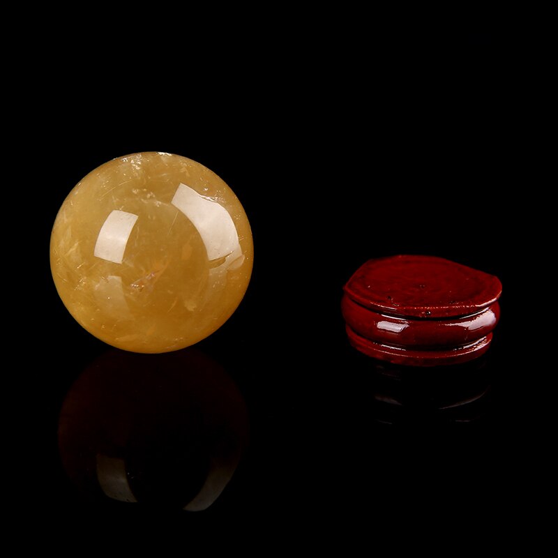 Citrine Abundance Sphere - Manifest Joy & Clarity