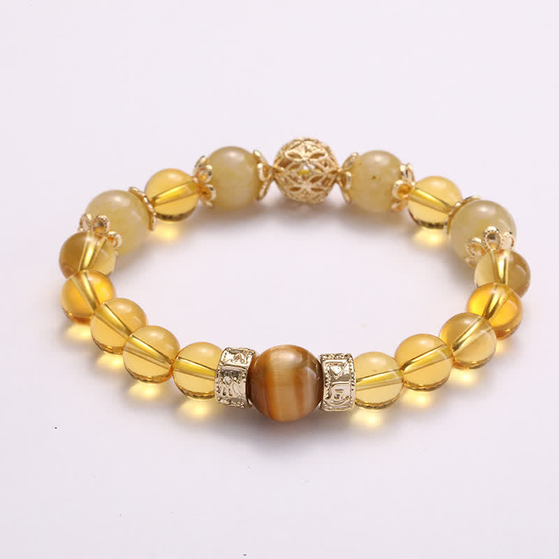 Citrine Generosity Prosperity Bracelet 16cm Elastic