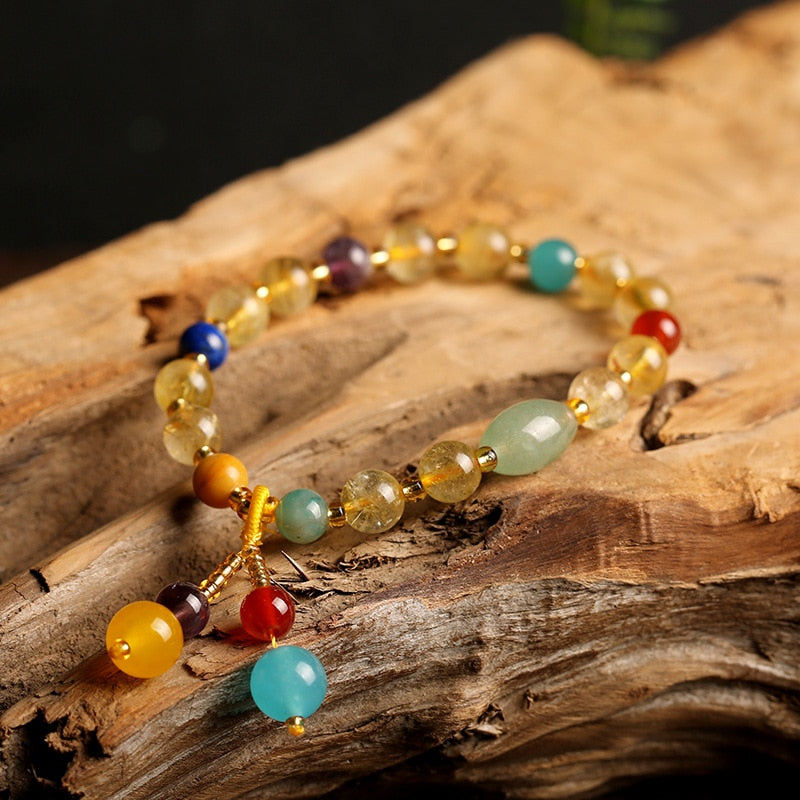 Citrine Jade Abundance Bracelet for Prosperity