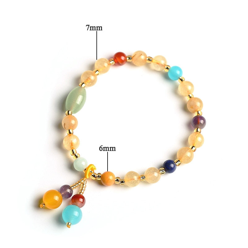 Citrine Jade Abundance Bracelet for Prosperity