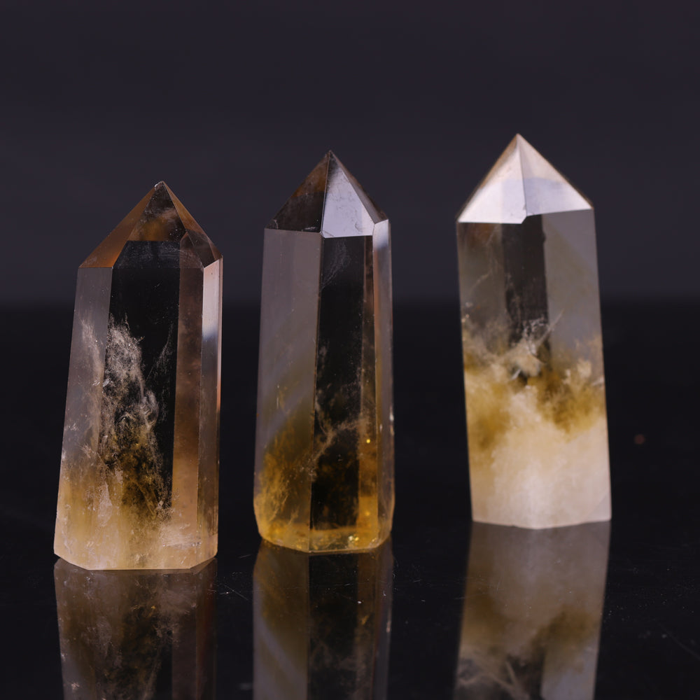 Citrine Crystal Tower for Prosperity and Abundance