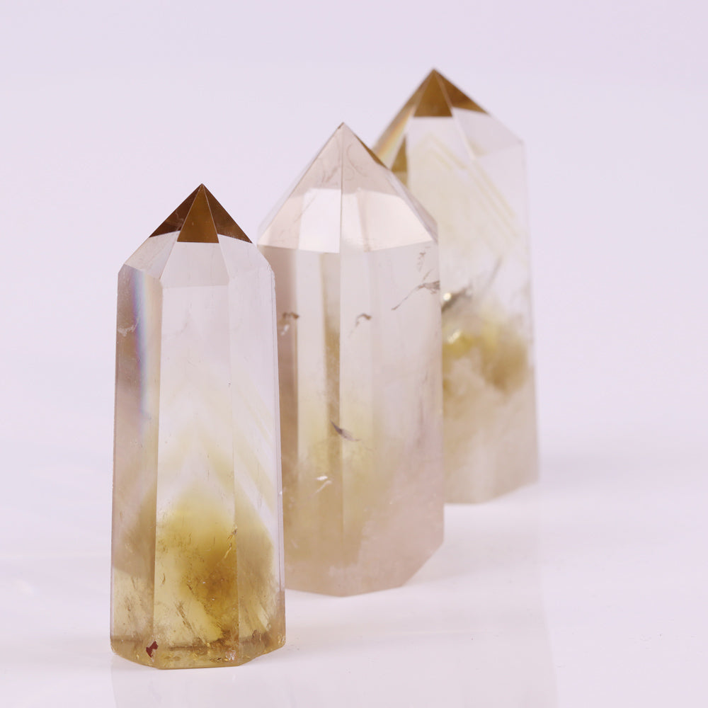Citrine Crystal Tower for Prosperity and Abundance