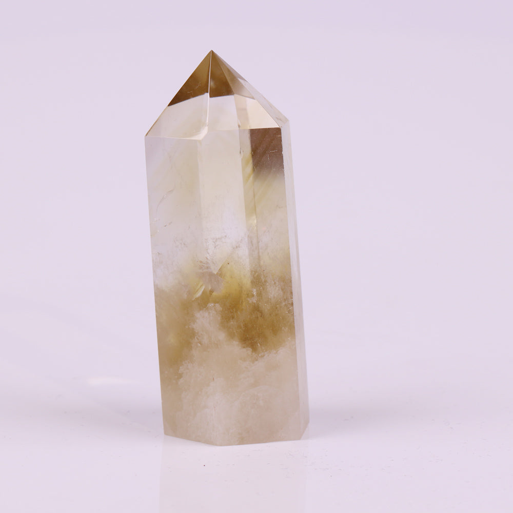 Citrine Crystal Tower for Prosperity and Abundance