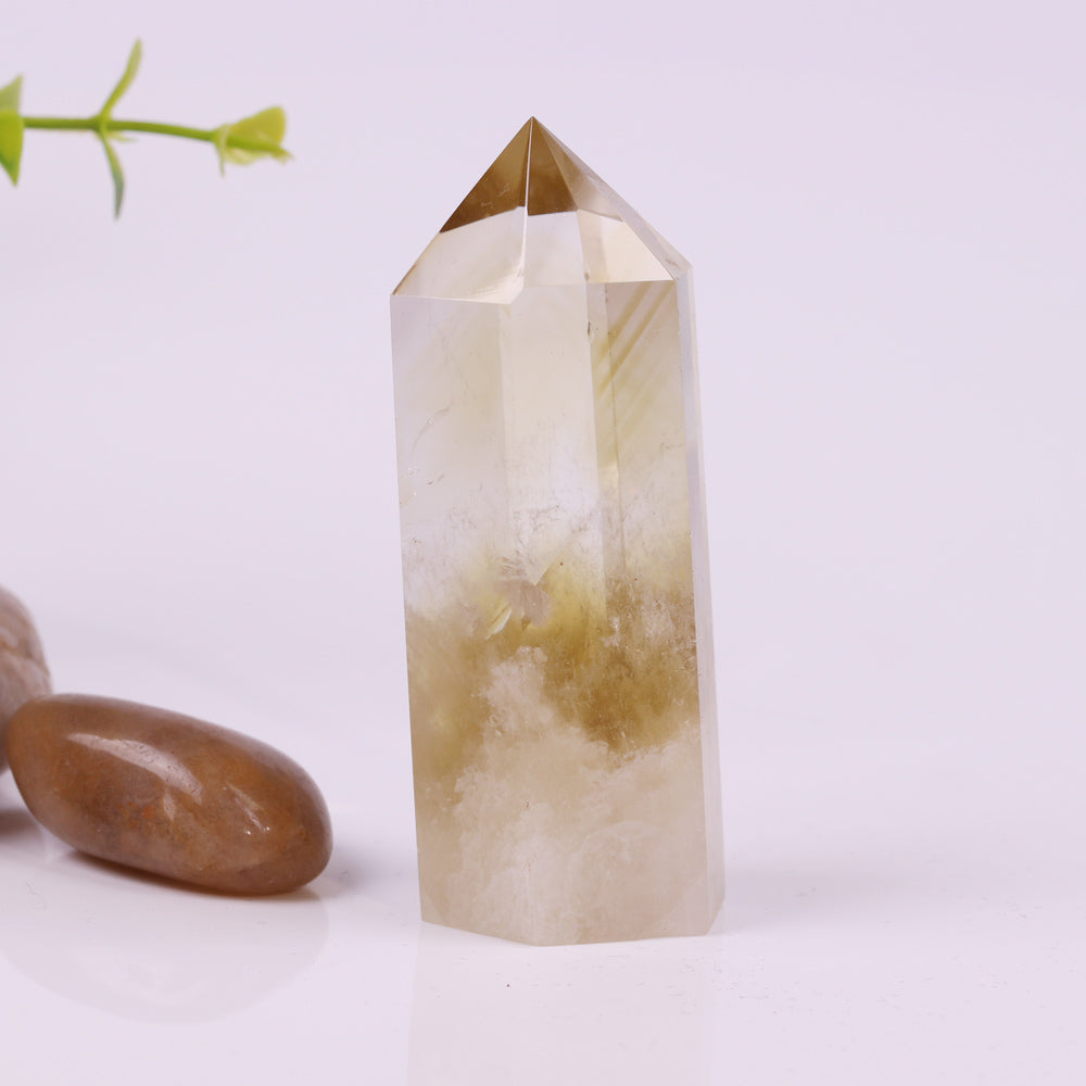 Citrine Crystal Tower for Prosperity and Abundance