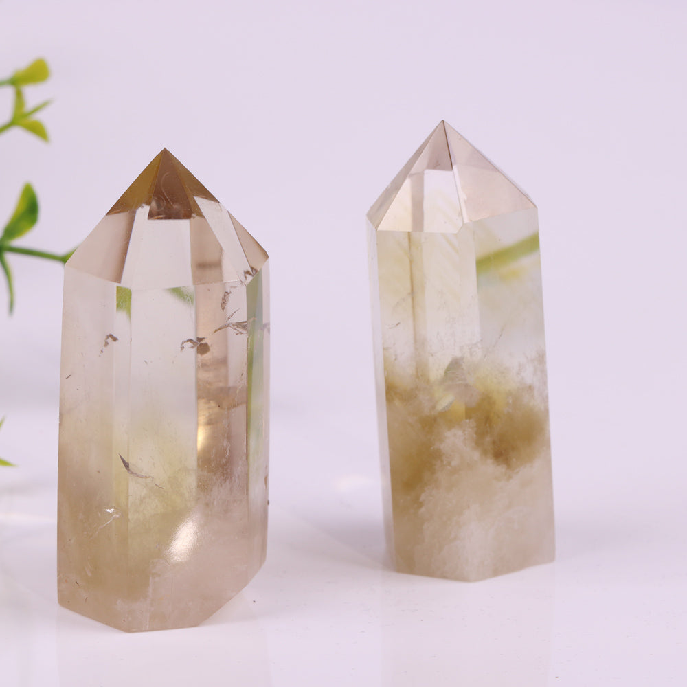 Citrine Crystal Tower for Prosperity and Abundance
