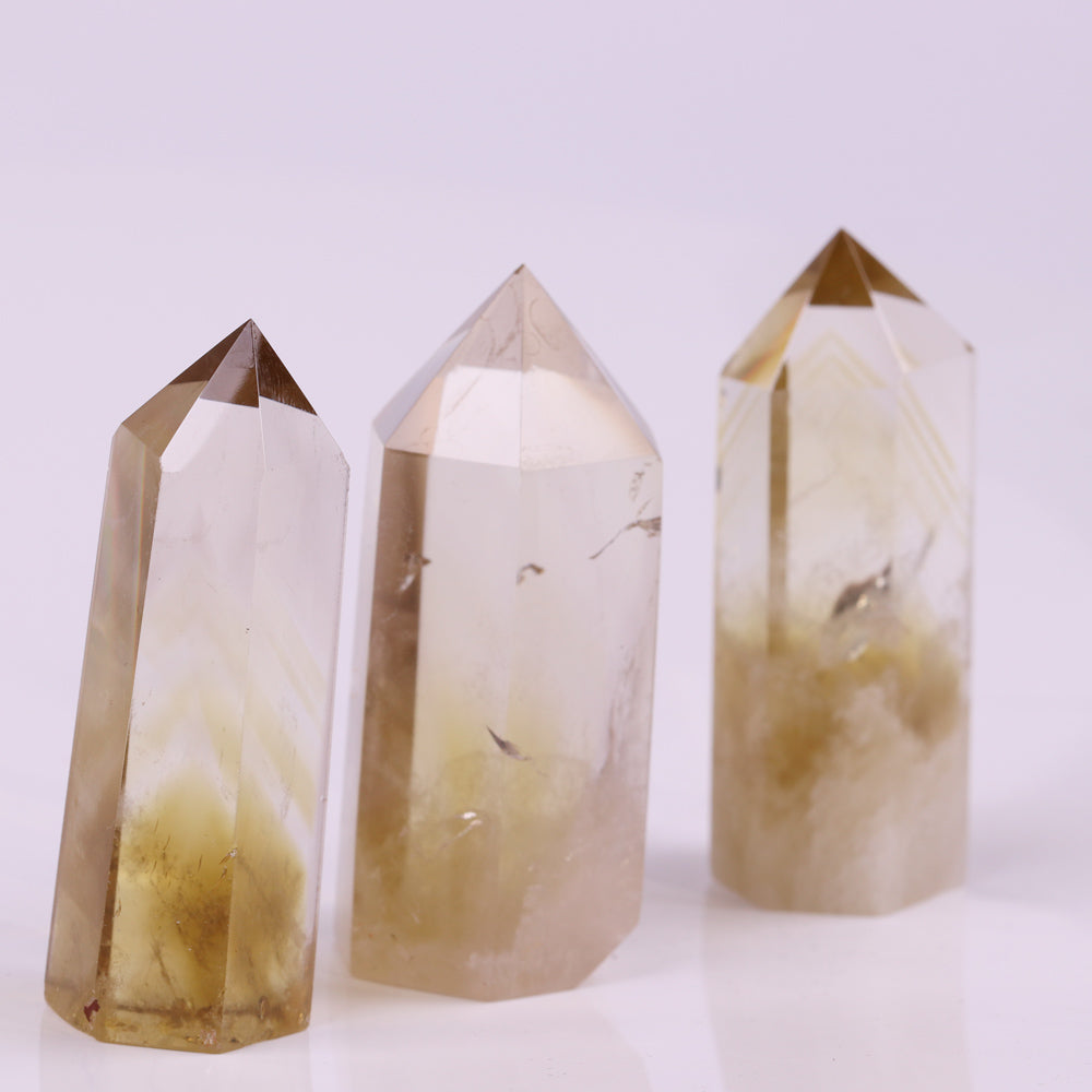 Citrine Crystal Tower for Prosperity and Abundance