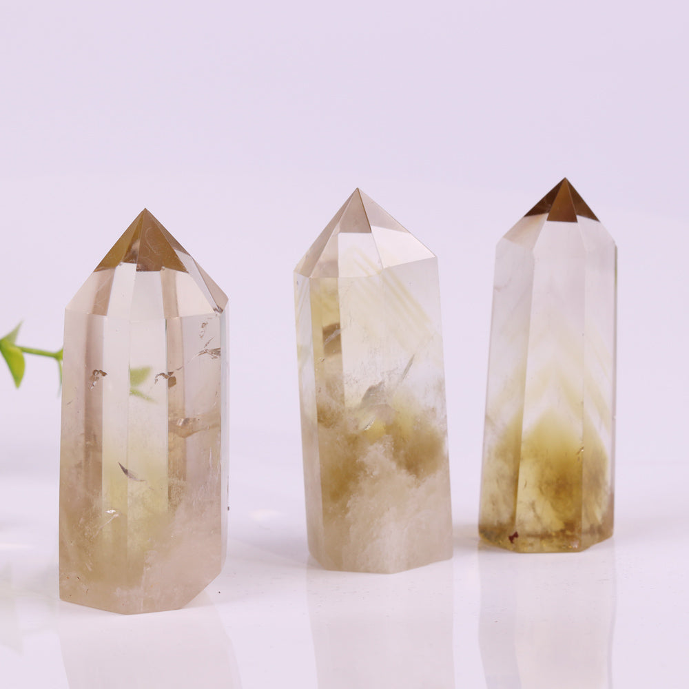 Citrine Crystal Tower for Prosperity and Abundance