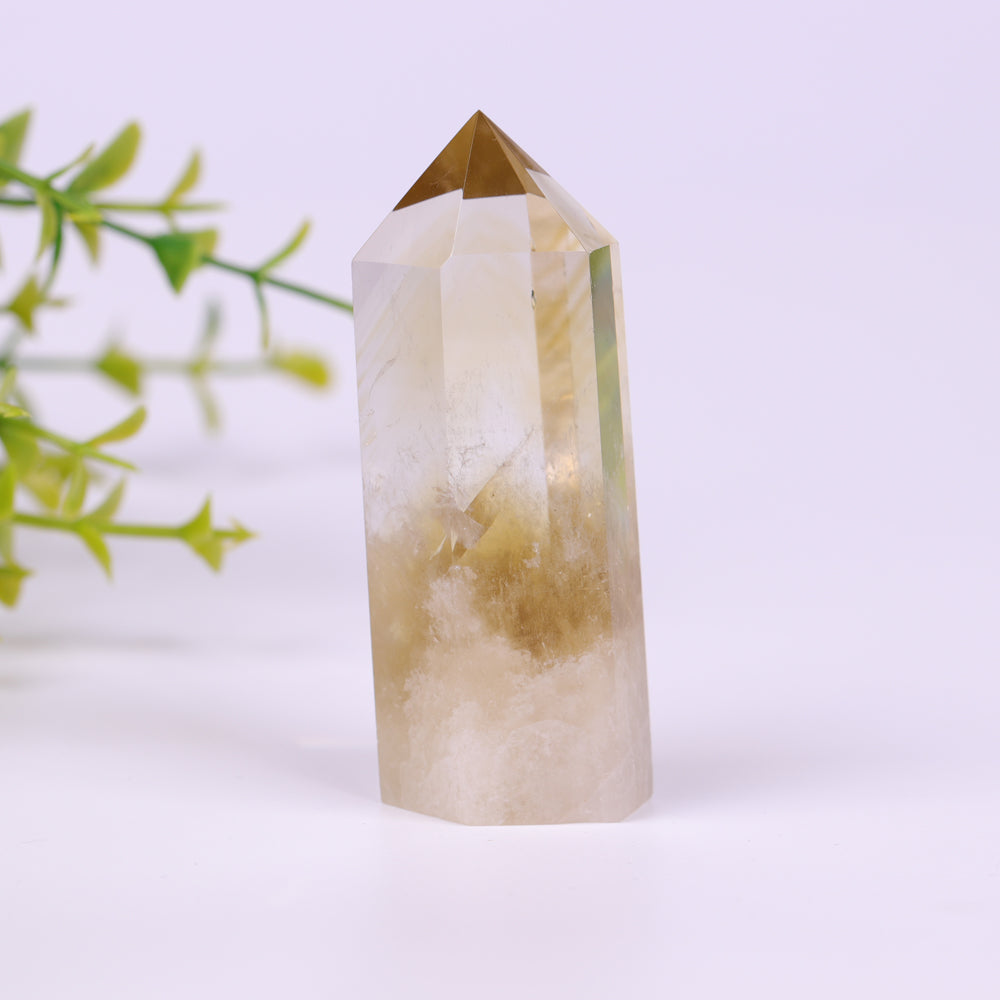 Citrine Prosperity Crystal Tower for Wealth