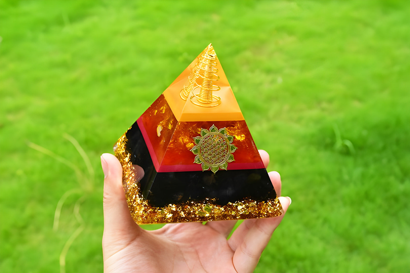 Citrine Pyramid of Protection