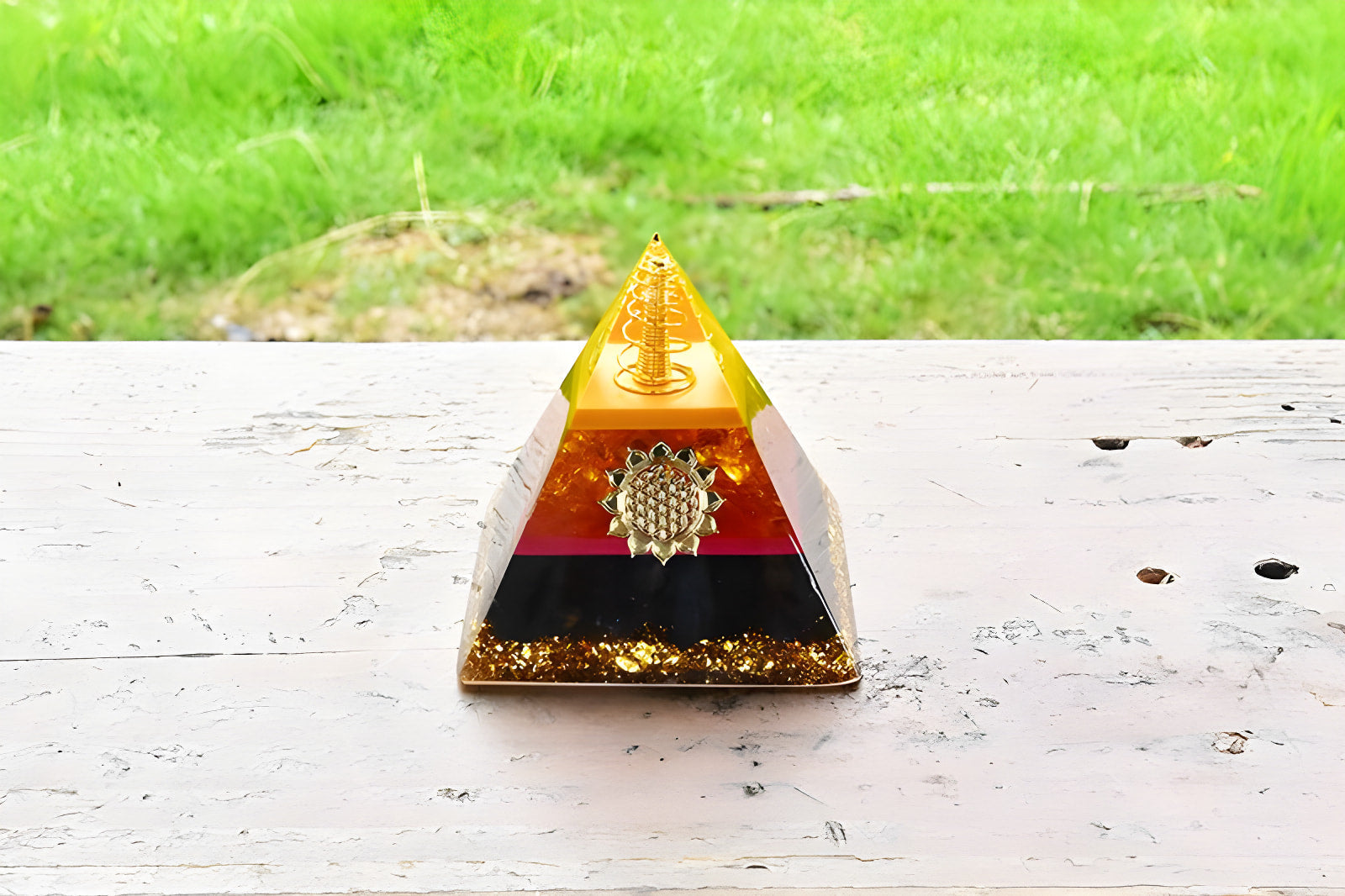 Citrine Pyramid of Protection