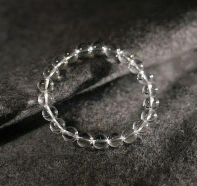 Quartz Open Ring with Complimentary Quartz Bracelet