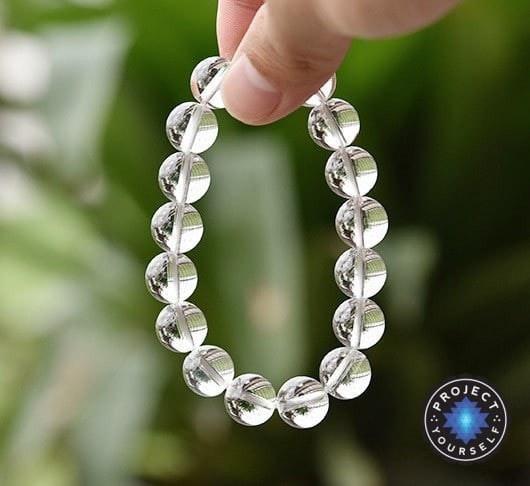 Quartz Open Ring with Complimentary Quartz Bracelet