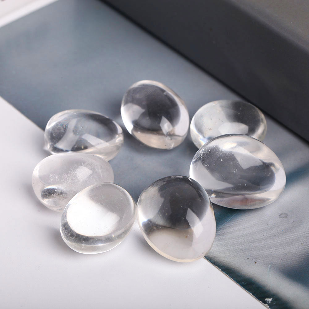 Clear Quartz Tumbled Stones 2.5-3cm Polished Crystals