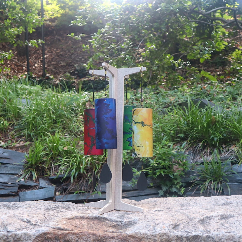 Pentatonic Wind Chimes Set of 4 - Terra, Aqua, Aria and Ignis