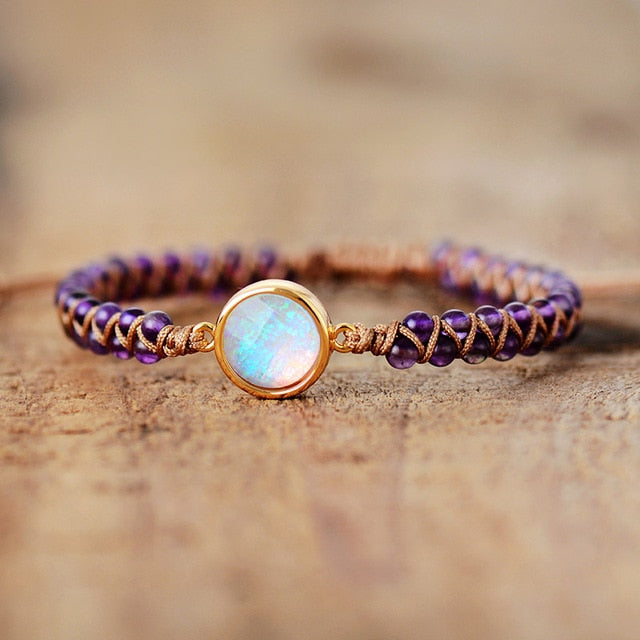 Colorful Bohemian Gemstone Protection Bracelet