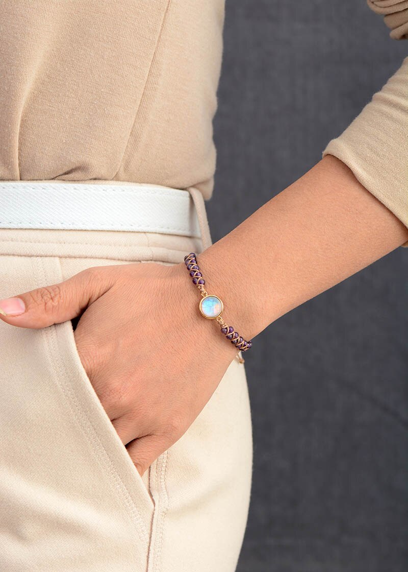 Colorful Bohemian Gemstone Bracelet for Personal Harmony